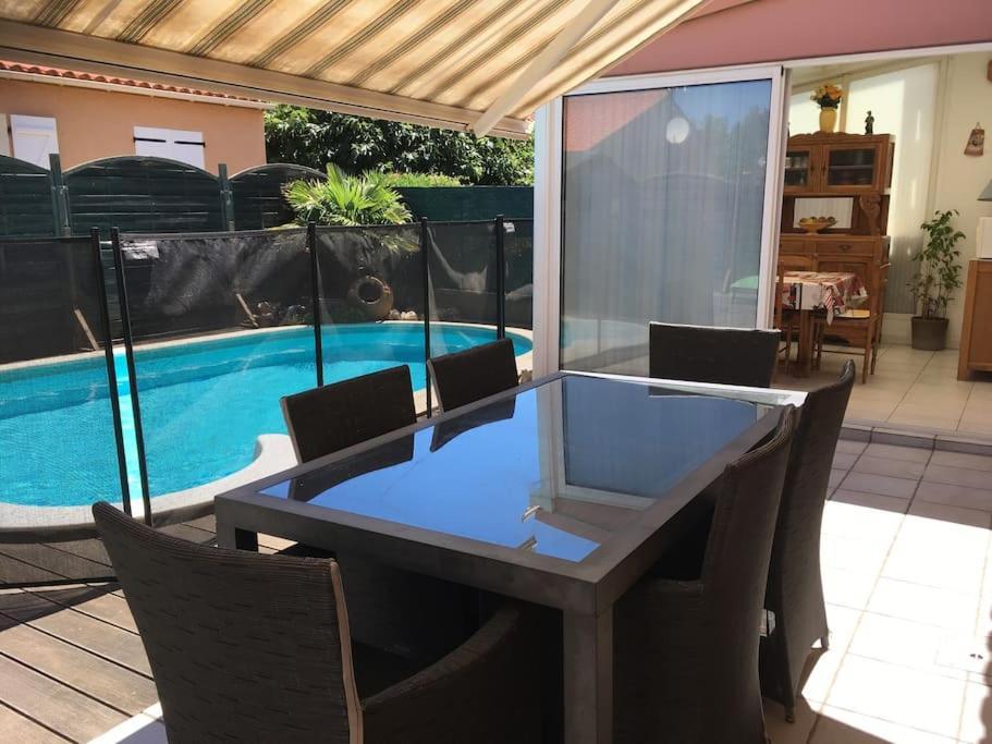 Villa individuelle avec piscine privée, clim, wifi Le Barcarès Extérieur photo