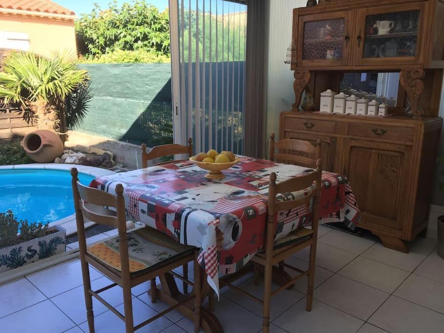 Villa individuelle avec piscine privée, clim, wifi Le Barcarès Extérieur photo
