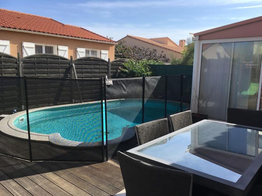 Villa individuelle avec piscine privée, clim, wifi Le Barcarès Extérieur photo