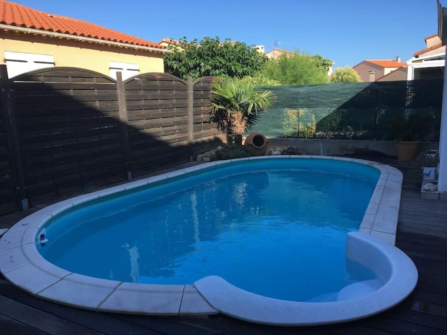 Villa individuelle avec piscine privée, clim, wifi Le Barcarès Extérieur photo
