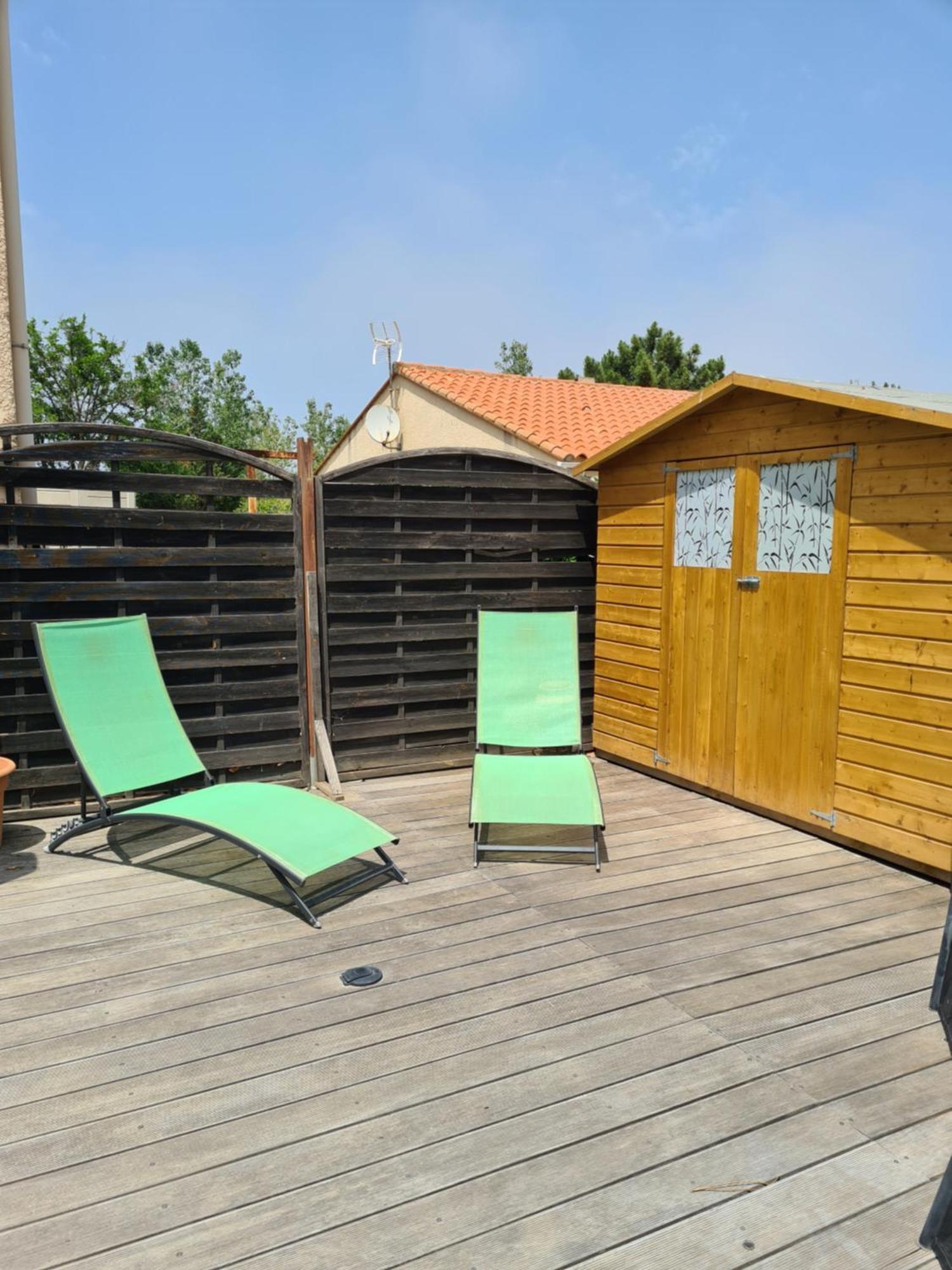Villa individuelle avec piscine privée, clim, wifi Le Barcarès Extérieur photo